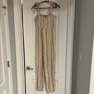 Hatch maternity striped Jumpsuit